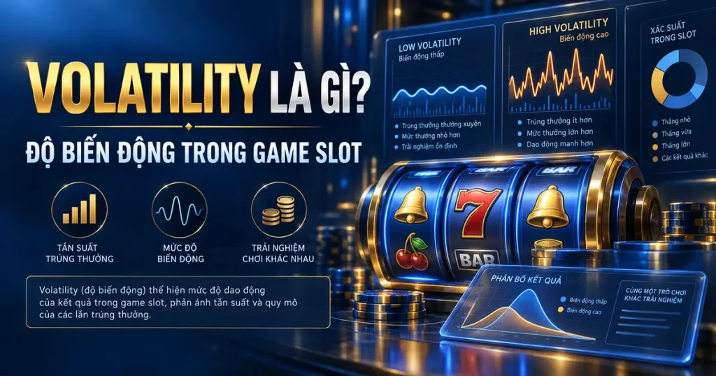 Volatility là gì - độ biến động trong game slot